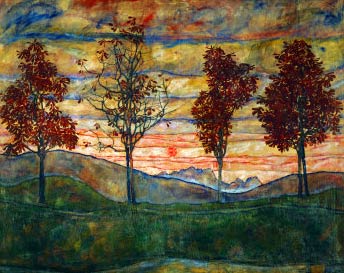 Four Trees Egon Schiele